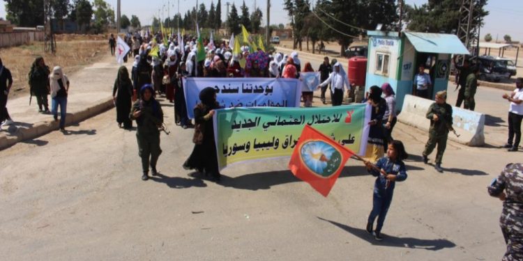 Gel li Qamişlo, Tirbespiyê û Holê li dijî dagirkeriyê daketin qadan