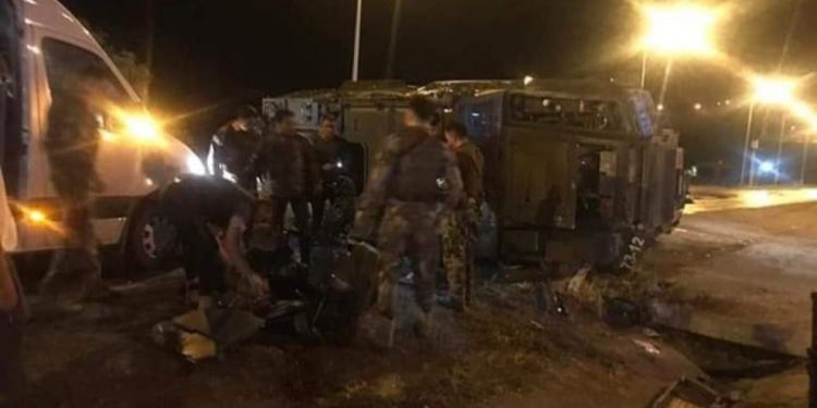 YPS-Jinê silav da Heftanînê: 9 polîs birîndar bûn