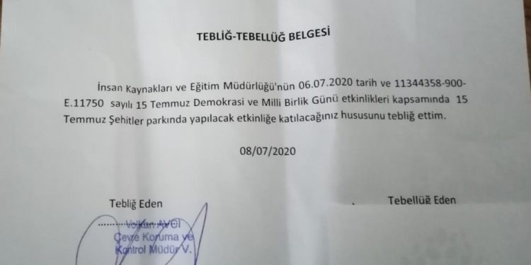 Qeyûm xebatkarên Şaredariyê ferzî tevlîbûna bernameyên ’15’ê Tîrmehê’ dike