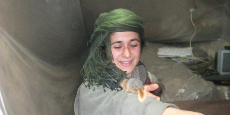 Şoreşgera jin Gulistan Aksoy li gundê xwe hate veşartin