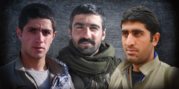 HPG’ê nasnameya 3 Gerîllayên ku li Wanê şehîd bûbûn eşkere kir