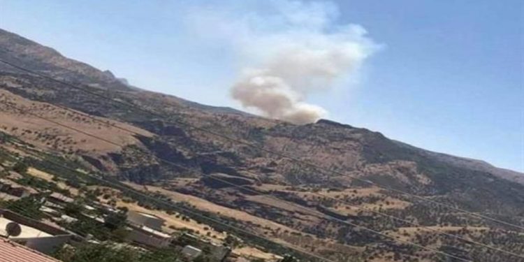 Balafirên şer ên dagirkeriya dewleta Tirk carekî din gundê Şarbajar bombe kirin