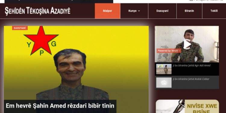 Ji bo Şehîdên Şoreşa Rojava malpera înternetê hate amadekirin