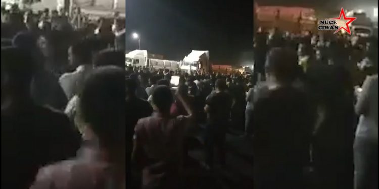 LEZGÎN – Gelê Zaxo li dijî derbasbûna wesayetên ji Tirkiyê ya Başûr dibin, daketin qadan