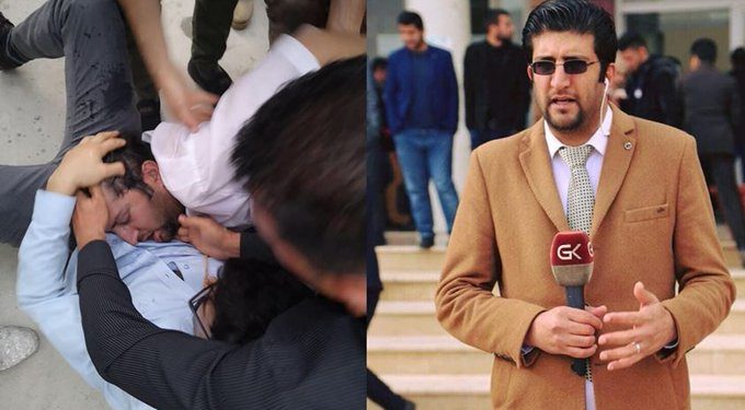 Di xwepêşandana Ranyayê de nûçegihanek jiyana xwe ji dest da!