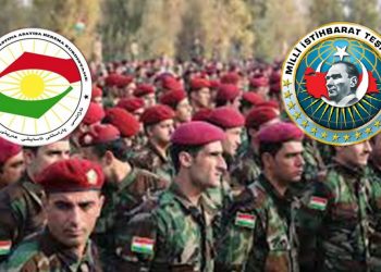 Li Başûrê Kurdistanê hevkariya MÎT-Parastinê dagirkeriya dewleta Tirk mayînde dike