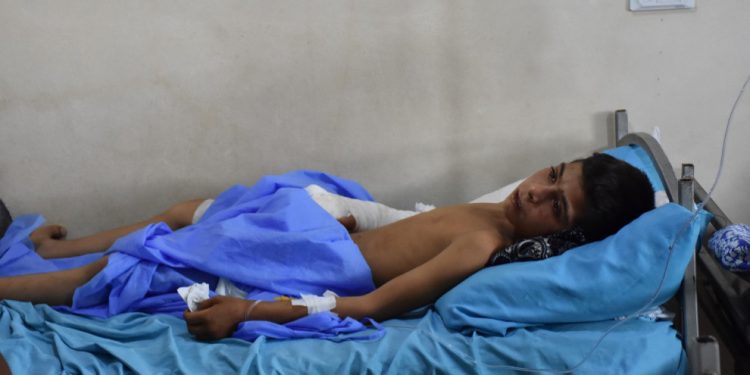 Li Şehbayê bi mayina DAÎŞ’ê du zarok birîndar bûn