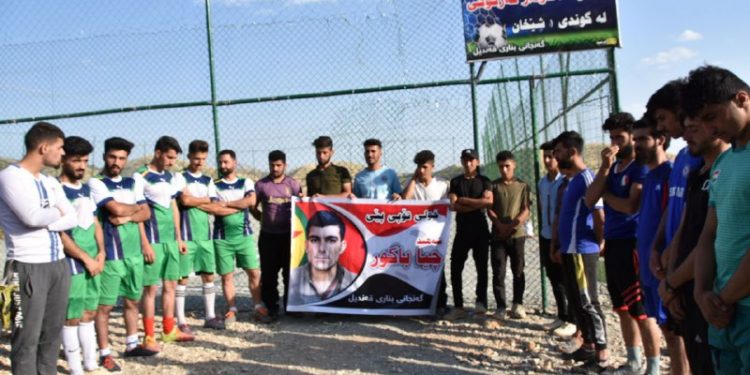 Li Binarê Qendîlê sahayek futboolê ji bo Ciwanan hate vekirin