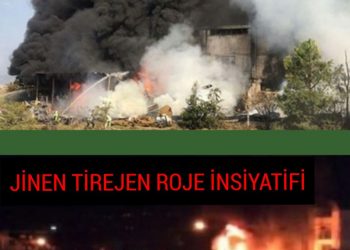 LEZGÎN – Însiyatîfa Jinên Tîrêjên Rojê 12 wesayit, galeriyek û depoyek şewitandin