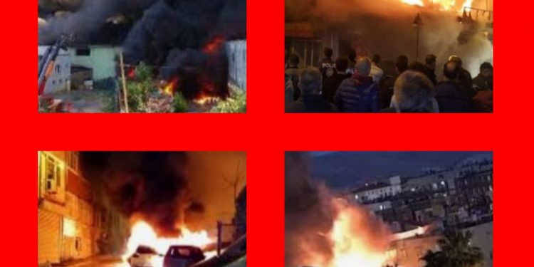 Înîsîyatîfa Jinên Tîrêjên Rojê ji bo bîranîna Alî Çîçek gelek cih şewitandin