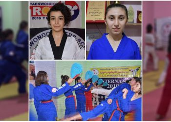 TAYBET – Lîstikvanên Dibistana Pilingên Taekwondo: “Jin bi îradeya xwe dikarin ew dîwarê ku civak çêkiriye bişkînin”