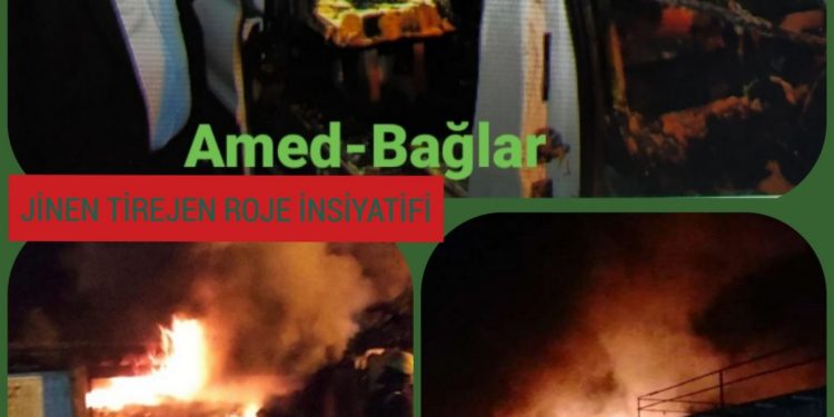 LEZGÎN – Însiyatîfa Jinên Tîrêjên Rojê: 2 kargeh û 4 wesayit hatin şewitandin