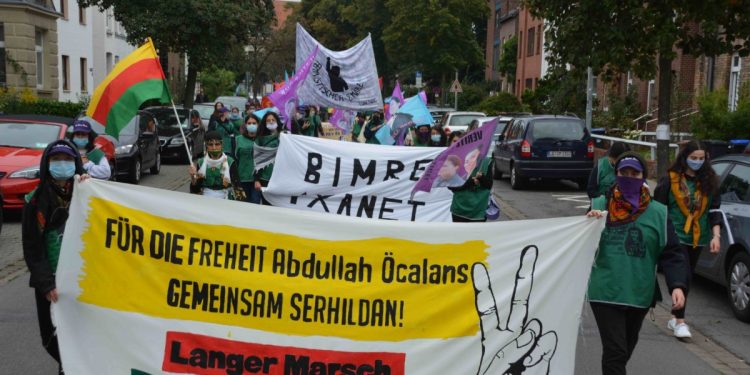 “Bi Hev Re Serhildan” mohra xwe li roja 5’an a Meşa Dirêj xist