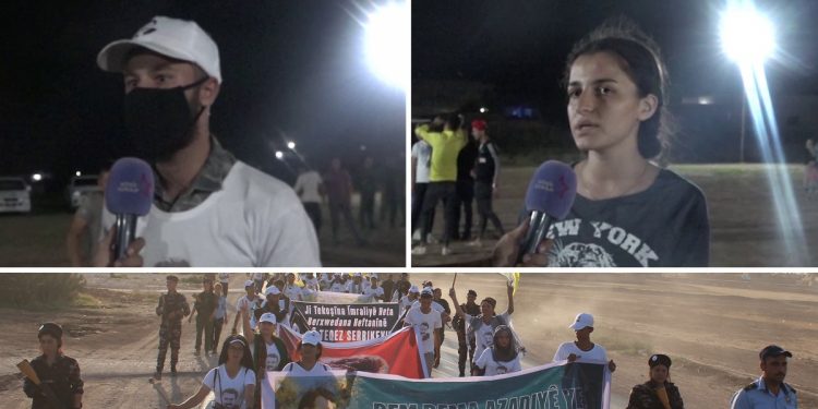 Ciwanên Rojava: ‘Roja yekemîn a Meşa Dirêj bi coş û rihê ciwantî bi encam bû’