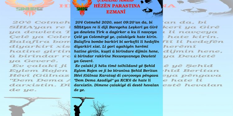 LEZGÎN – HPG’ê ji hewayê ve derb li artêşa Tirk a dagirker xist