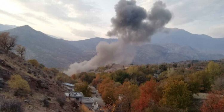 LEZGÎN – Dagirkeriya dewleta tirk Şengalê bomberdûman kir