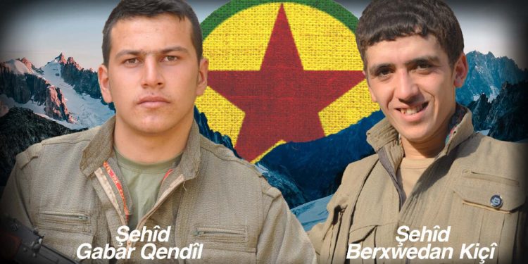 HPG’ê nasnameya 2 Gerîlayên ku li Çelê Şehîd bûbûn eşkere kir