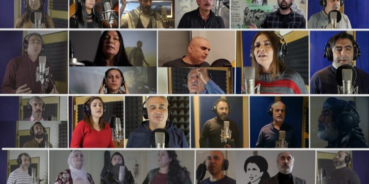 43 hunermendan di 43’emîn salvegera damezrandina PKK’ê sirûda PKK’ê gotin