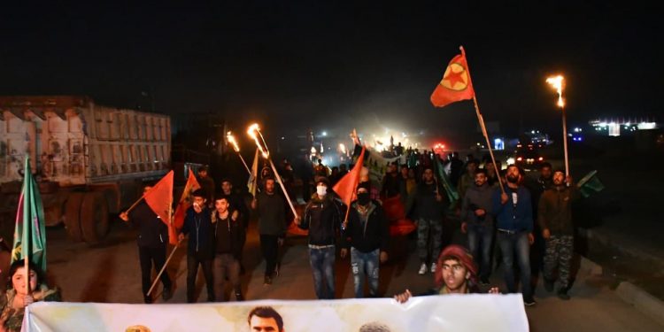 Meşa dirêj a ciwanan gihişt Qamişlo