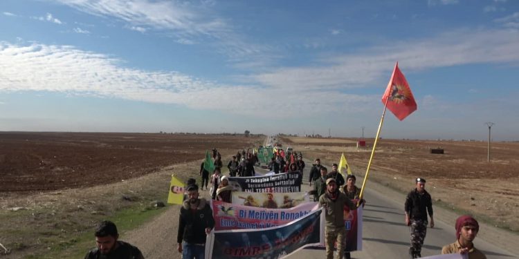 Meşa dirêj di roja 6’mîn de berê xwe da Girkê legê