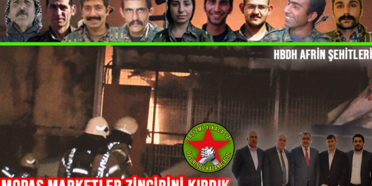 HBDH’ê li Stenbolê li marketa MOPAŞ’ê ya AKP’yiyan da