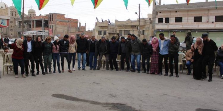 Çalakiya konvedanê ya ciwanên Hesekê di roja 6’an de ye