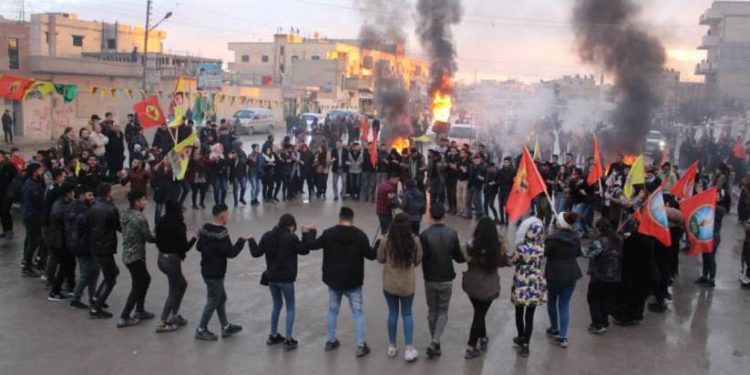 Çalakiya konvedanê ya ku li Hesekê bi pêşengiya ciwanan de hatîbû lidarxistin dawî bû