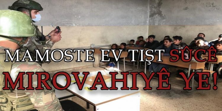 Dewleta faşist perwerda bombeya zindî dide zarokên Kurd