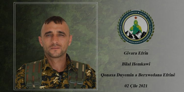 HÊZÊN RIZGARIYA EFRÎNÊ NASNAMEYA ŞEHÎDEKÎ PARVEKIR