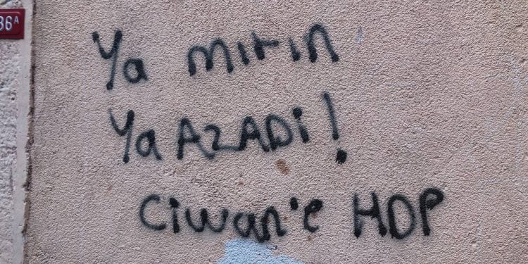 Meclîsa Ciwanên HDP’ê ya Stenbolê ji bo piştgiriya grevên birçîbûnê li qada ne