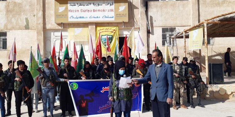 Tevgera Ciwanên Şoreşger û Yekitiya Jinên Ciwan ên bajarên Reqayê, Ji bo parastina Eyn Îsayê amade ne