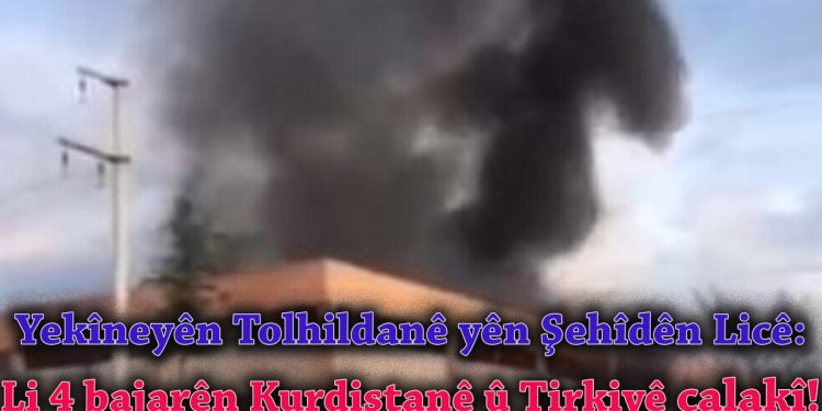 LEZGÎN – Yekîneyên Tolhildanê yên Şehîdên Licê: Li 4 Bajaran çalakî