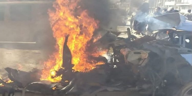 Li Serêkaniyê wesayiteke bombebarkirî teqiya: 4 kes mirin