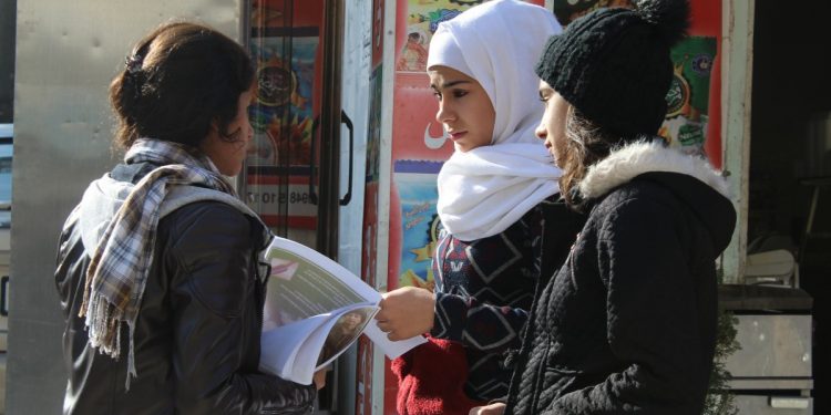 Jinên Ciwan yên Helebê belavokên “pêşbirka helbestan” belav kirin
