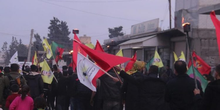 Tevgera Ciwanên Şoreşger li Şehba û Kobanê li dijî komployê meşiyan