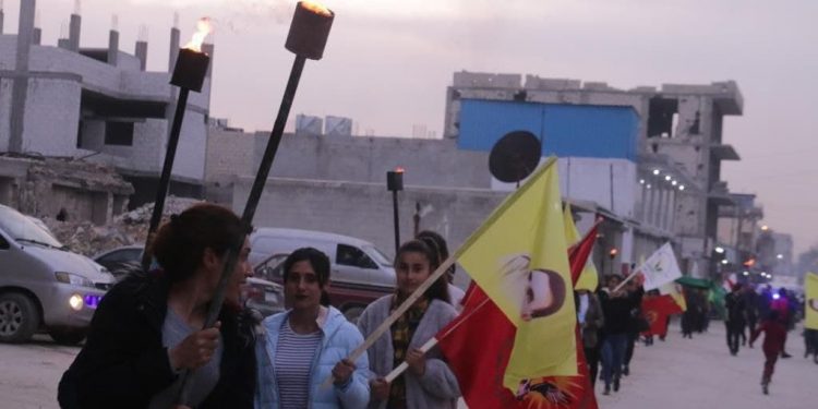 Tevgera Ciwanên Şoreşger li Şehba û Kobanê li dijî komployê meşiyan