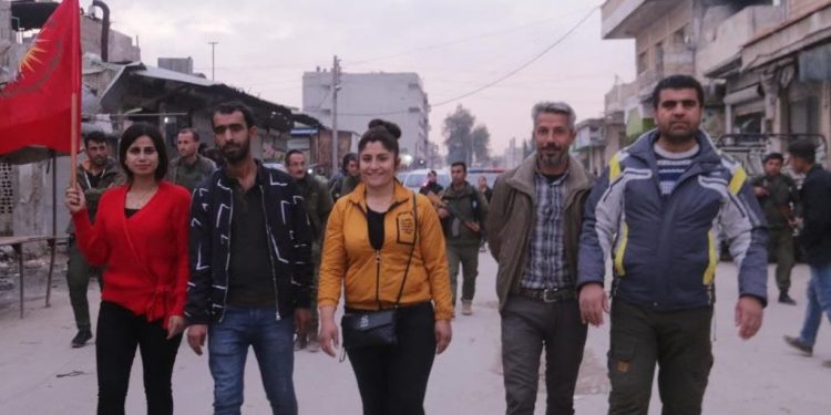 Tevgera Ciwanên Şoreşger li Şehba û Kobanê li dijî komployê meşiyan