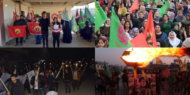 Ciwanên Rojavayê Kurdistanê li dijî êrişên Dewleta Tirk ya li ser Garê seferberiyê de ne