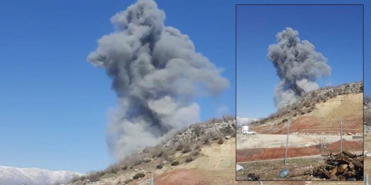 LEZGÎN – Balafirên şer yê Tirk Çiyayê Metîna bombebaran dike