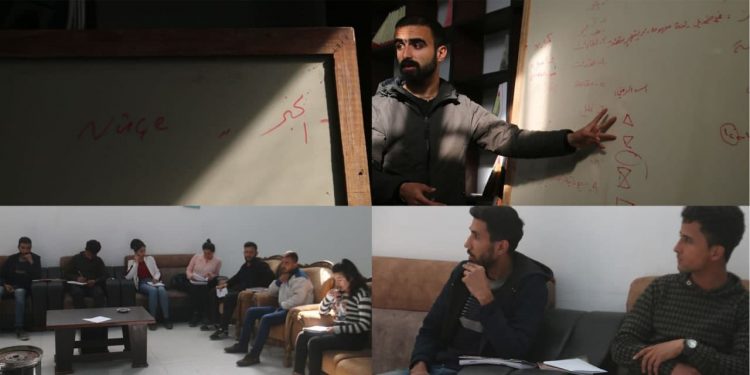 Desteya Werzîşê ya Ciwana Li Kobanê perwerdeya Ragihandinê Vekir