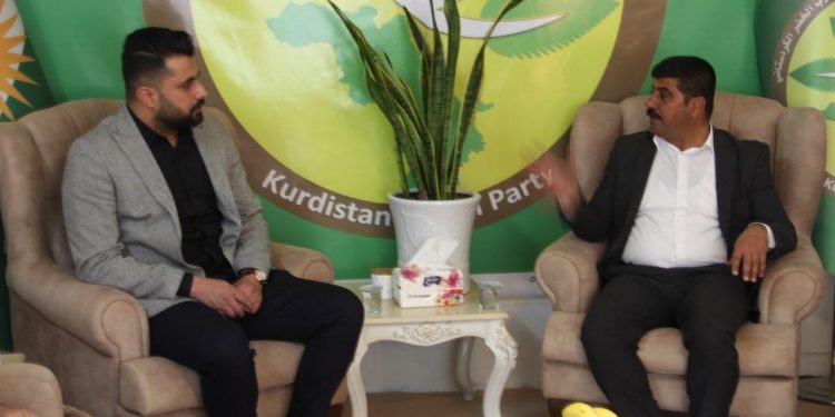 Şandeya Ciwanên Rojava ji bo helwesta hevpar çûn serdana patiyên Başûrî