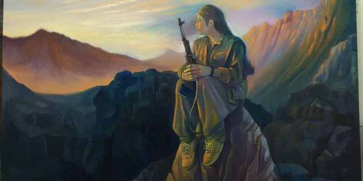 Ji Pênûsa Gerîla – Keça Çiya, Nûda