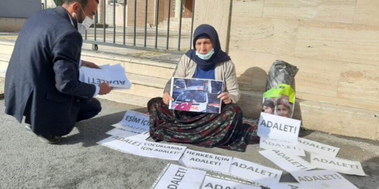 Dayîka Emîne Şenyaşar a ku daxwaza edaletê dike, hate destgîrkirin