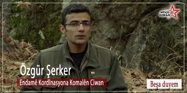 Özgür Şerker: “Roj roja afirandina xelekek bi agir li dora Rêber Apo de kombunê ye”