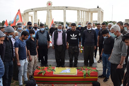 Amûdê Xwedî li Şehîdê xwe derket