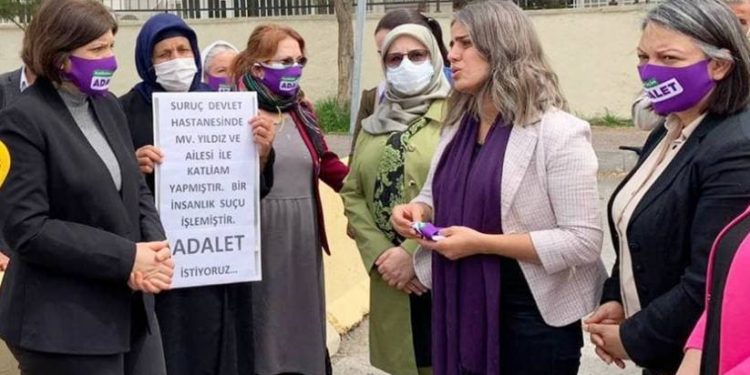 Berxedana Dayîka Emîne didome – Jinên HDP’î HDK’ê çûn serdana dayîkê