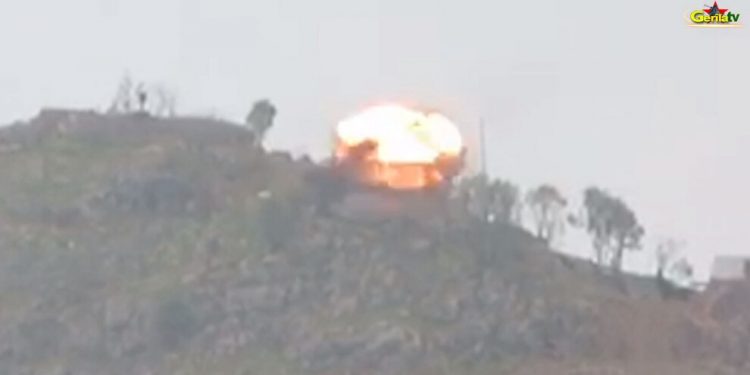 Gerîla TV dîmenê çalakiya li Heftanînê weşand