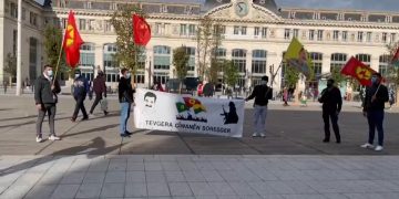 TCŞ li Fransayê li dijî tecrîd û dagirkeriyê dev ji kolanan bernade!