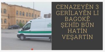 3 Şehîdên Kurdistanê emanetê axa welatin