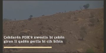 Çekdarên PDK’ê xwestin bi çekên giran li qadên gerîla bi cih bibin